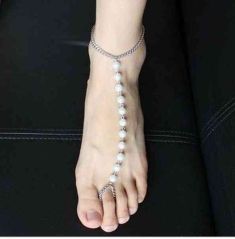 Elegant Pearls Anklets Foot Chains