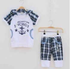 Summer Cotton Clothes White T Shirt and Harem Pants