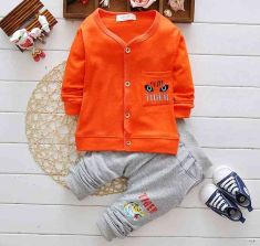 Leisure Suit Boys Clothing Set Coat and Trousers