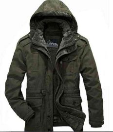 High Quality Casual Cotton Padded Winter Jacket For Men