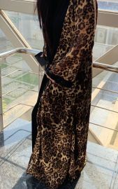 Animal Print Georgette Kimono
