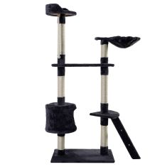 60" Cat Tree Tower Kitten Hammock Condo-Gr