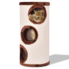 3-Sto 14" x 27.5" Cat Tower-Coffee