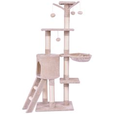 56" Condo Scratching Posts Ladder Cat Pl Tree