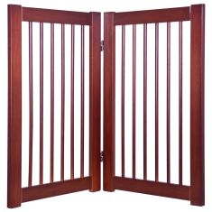 30" Configurable Folding Free Standing Wood Pet Safe Fence