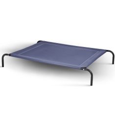 Large Indoor Outdoor Camping Steel Frame Elevated Pet Cot Mat-XL