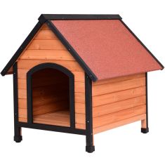 Outdoor Indoor Wooden Pet Room Shelter House-L