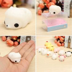Sheep Squishy Squeeze Cute Healing Toy 4*3*2.5cm Kawaii Collection Stress Reliever Gift Decor