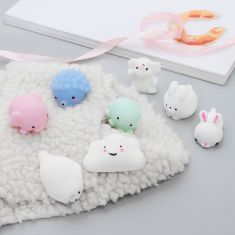 Pink Bunny Ball Squishy Squeeze Cute Healing Toy Kawaii Collection Stress Reliever Gift Decor