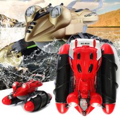 LX 1/14 9025 2.4G 4WD RC Car Amphibious StuntWith Light All-Terrain Off-Road Waterproof Truck Toys