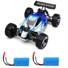 Wltoys A959 Rc Car with 2 Batteries Version 1/18 2.4G 4WD 50km/h Off Road Truck RTR Toy