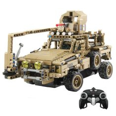 MoFun MZ6003 2.4G 1/12 Military RC Car Block RC Vehicle Toys 768PCS