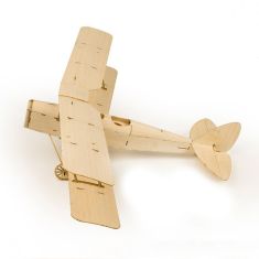 Tiger Moth K10 400mm Wingspan Micro RC Balsa Wood Laser Cut RC Airplane Building Kit