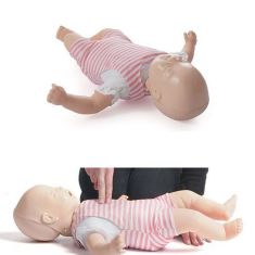 CPR Reborn Doll Resusci Infant Training Manikin Model With Case 6 Airways Set