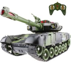 2.4G 10CH Electric Battle RC Tank for Russian T90 Support Multi-player Infrared Army Model