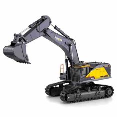 Huina 1592 Alloy 1/14 22ch Alloy Rc Excavator Trucks Excavator Remote Control Vehicle Models Toys