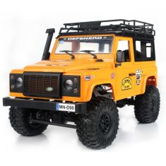 MN90 1/12 2.4G 4WD Rc Car W/ Front LED Light 2 Body Shell Roof Rack Crawler Monster Truck RTR Toy