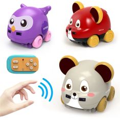 3301 1/24 Manual Control Electric Cartoon Animals RC Car Gesture Sensor Vehicles w/ Light Music RTR Child Gift Toys