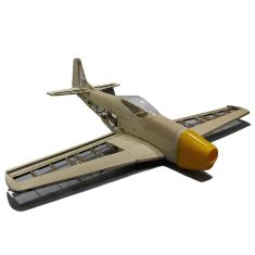 Mustang P51 1000mm Wingspan Balsa Wood Warbird RC Airplane Kit