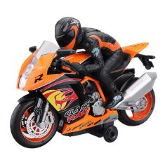 WeiLong Toys 300 1/18 2.4G Rc Motorcycle 360 Rotation with Light Sound Car RTR Model