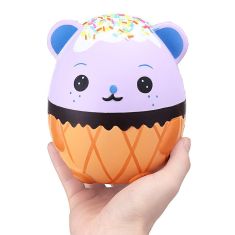 New Squishy Purple Panda Egg 15CM Kawaii Animal Slow Rising Rebound Jumbo Cute Toys Gift Decor Collection