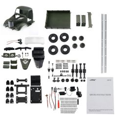 JJRC Q61 Kit 1/16 2.4G 4WD Off-Road Military Truck Crawler RC Car