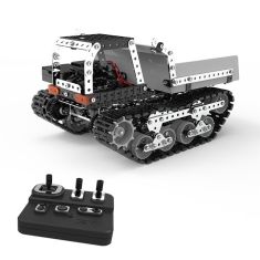 SWRC 007 934PCS 2.4G 10CH Stainless Steel DIY RC Car Dump Truck Construction Model Vehicles