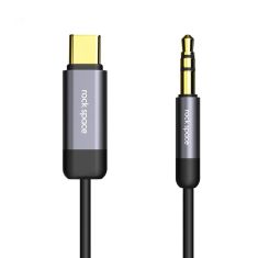 ROCK SPACE Type-C To 3.5mm AUX Audio Cable Wire Adapter For Car Speaker For Samsung S8 Xiaomi Mi6 Ma