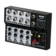 8 Channels Audio Mixer Professional Audio Mixer MP3 Player Family KTV Reverb Mixer