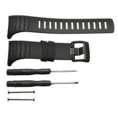 Bakeey New Light All Black Rubber Watch Band Kit SS018650000 For SUUNTO CORE