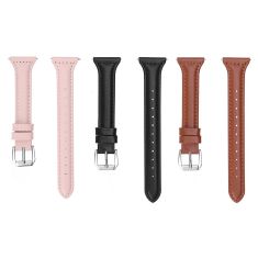 Replacement 14mm Leather Wrist Watch Band Strap For Fitbit Versa