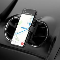 HOCO CA63 Clip Round Air Vent Car Phone Holder Car Mount For Smart Phone 4.0-6.5 Inch for iPhone 11 Xiaomi Huawei