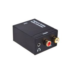 Bakeey DM-HG46 3.5mm Audio Converter Amplifier Decoder Optical Fiber Coaxial Signal to Analog Stereo Audio Adapter For TV PC Player