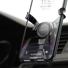 KUULAA Gravity Linkage Air Vent Car Phone Holder Car Mount for 4.5-6.5 Inch Smart Phone for iPhone for Samsung Xiaomi Redmi Note 8