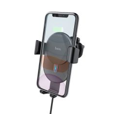HOCO CW25 10W Qi Wireless Charger Fast Charging Gravity Linkage Auto Lock Air Vent Car Phone Holder Car Mount for 4.0-6.5 Inch Qi-enabled Smart Phone for iPhone 11 for Samsung Galaxy Note 10