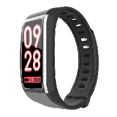 Bakeey E6 Real-time Heart Rate O2 Detection Motion Monitor Message Vibration Reminder Smart Watch Band