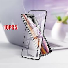 HOCO 10PCS Sliky 3D Curved Edge 9 Hardness Anti-explosion Full Cover Tempered Glass Screen Protector for iPhone XS Max / for iPhone 11 Pro Max 6.5 inch
