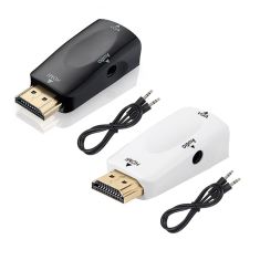 Bakeey HDMI To VGA 3.5mm Audio Cable 1080P Male to Female Adapter Converter Digital to Analog For TV PS4 Projector
