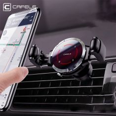 Cafele Memory Holder Air Vent Car Phone Holder Car Mount 360 Rotation One-handed Operation for 4.5-6.5 Inch Smart Phone for iPhone for Samsung Xiaomi