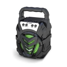 Wireless bluetooth Portable Speaker FM Radio TF Card AUX LED Light Speaker