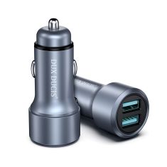 DUX DUCIS B40 36W QC3.0 Dual USB Output Mini Smart Protection Car Charger for Samsung S10+ HUAWEI Xiaomi Redmi Tablet Recorder Air Purifier Navigator