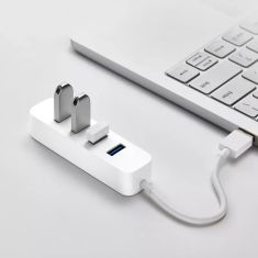 Xiaomi 4 Ports USB3.0 Hub with Stand-by Power Supply Interface USB Hub Charger Extender Extension Connector Adapter for Mobile Phone Tablet Computer