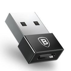 Baseus USB Male to Type C Female 2.4A Cable OTG U Disk Charger Adapter Plug Converter for Samsung S8