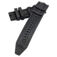 Replacement Black Rubber Watch Strap Band For Invicta Men's 6977 Pro Diver Collection