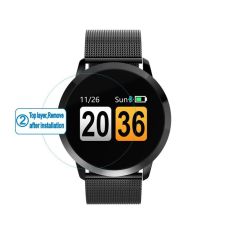 Newwear HD Ultra Clear Glass Protective Film Screen Protector for Q8 Smart Watch