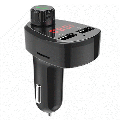 Bakeey 2.4A Digital Display Bluetooth FM Transmitter Dual USB Car Charger MP3 Player For iPhone X XS Xiaomi Mi9 S10+ Note 10