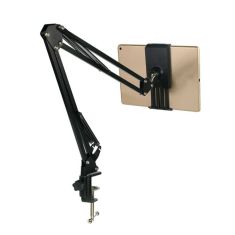 Desktop Adjustable 180 Lazy Tablet Stand Phone Holder Bracket Durable Clip for Smart Phone Tablet With Width Between 12cm and 18cm