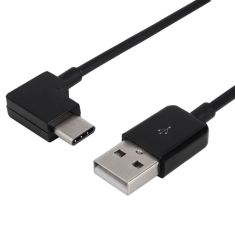 USB3.1 Quick Charge 90 Degree Type C  Data Charging Sync Cable 27CM for Macbook Xiaomi Samsung Letv