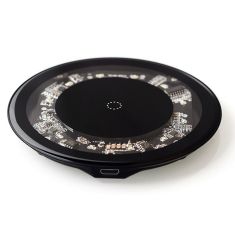 Bakeey 10W 7.5W Transparent Portable Fast Charging Pad Wireless Charger For iPhone XS 11Pro Huawei P30 Pro Mate 30 5G S20