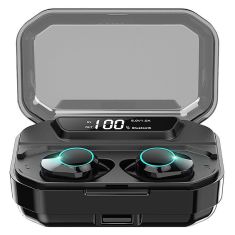 KUMI T3S All In One TWS Smart Touch bluetooth 5.0 Headset LED Display Stereo Bass Waterproof Earphone With 3300mAh Charging Box for Xiaomi